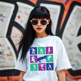 Skateboarding Graphic Tee, Unisex Skate Shirt, Gift for Skaters, Summer Casual Wear, Skate Crew T-shirt, Trendy Streetwear